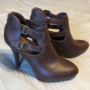 Style & Co Brown Booties